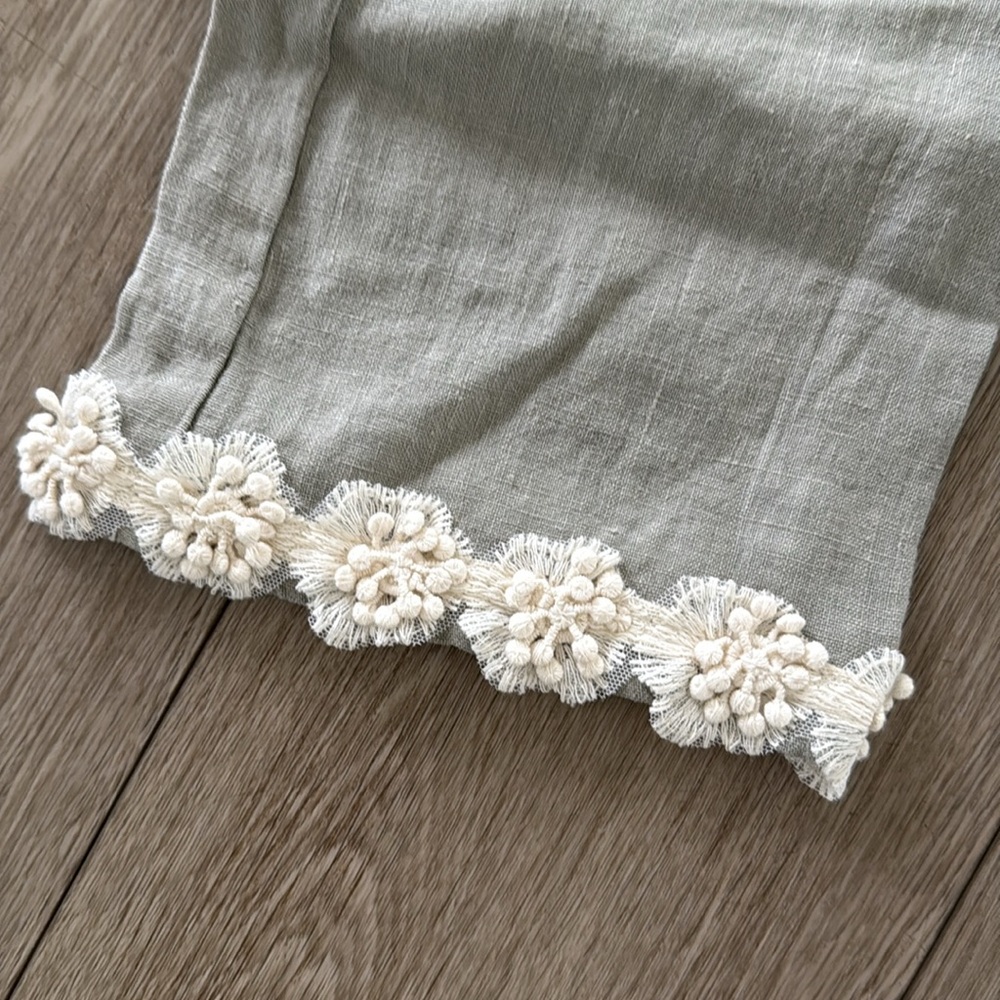 Zara Girls Linen Floral Matching Set NWT size 5 years - Picture 3 of 11